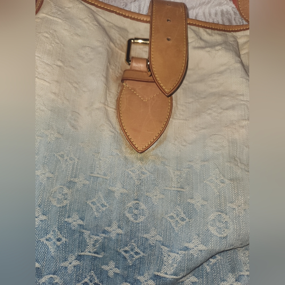 Louis Vuitton Denim Sunbeam Bleu Monogram Bag - Picture 14 of 16